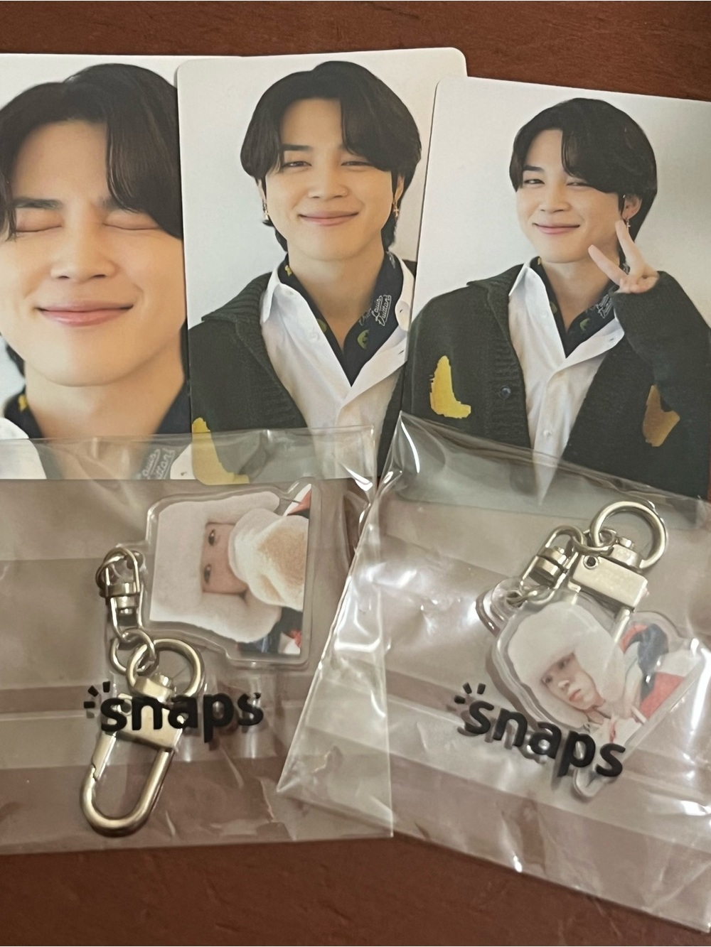 BTS Jimin Photocards and Keychains!